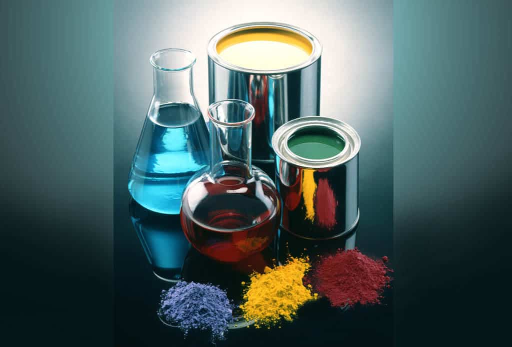 ultrasonic dispersing of pigments such as paints