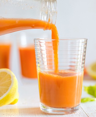 carrot juice - ultrasonic pasteurization